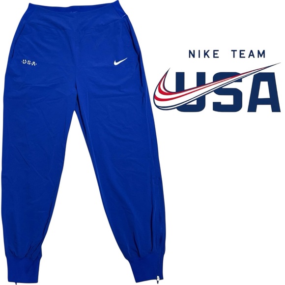 Nike Pants - Nike Team USA dri fit jogger track pants Paris 2024 Olympics  Women’s size Small